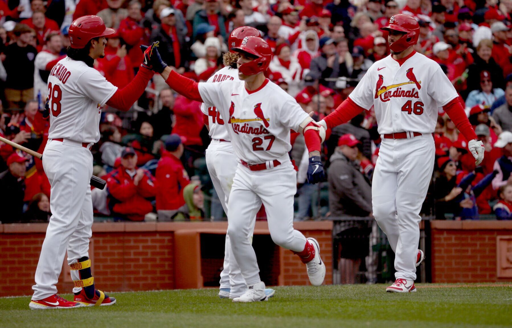 St. Louis Cardinals open the season at home against the Pittsburgh Pirates